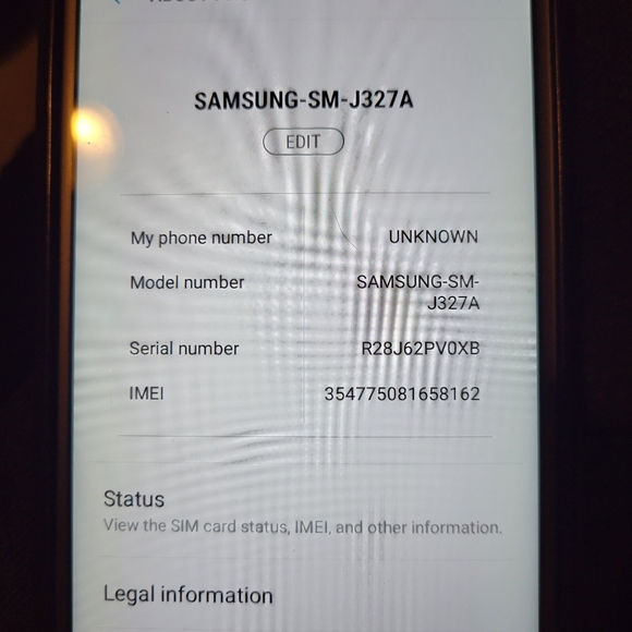 Samsung J327a with Case - Picture 4 of 4